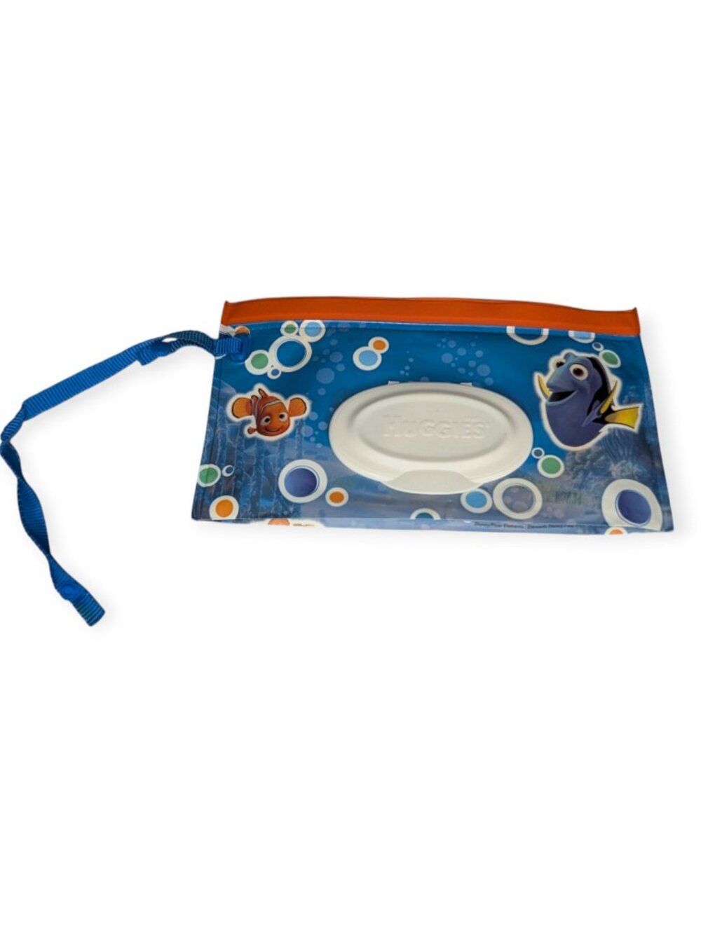 Huggies Disney Finding Dory Wet Wipe Clutch & Clean Reusable Pouchw/Travel Strap